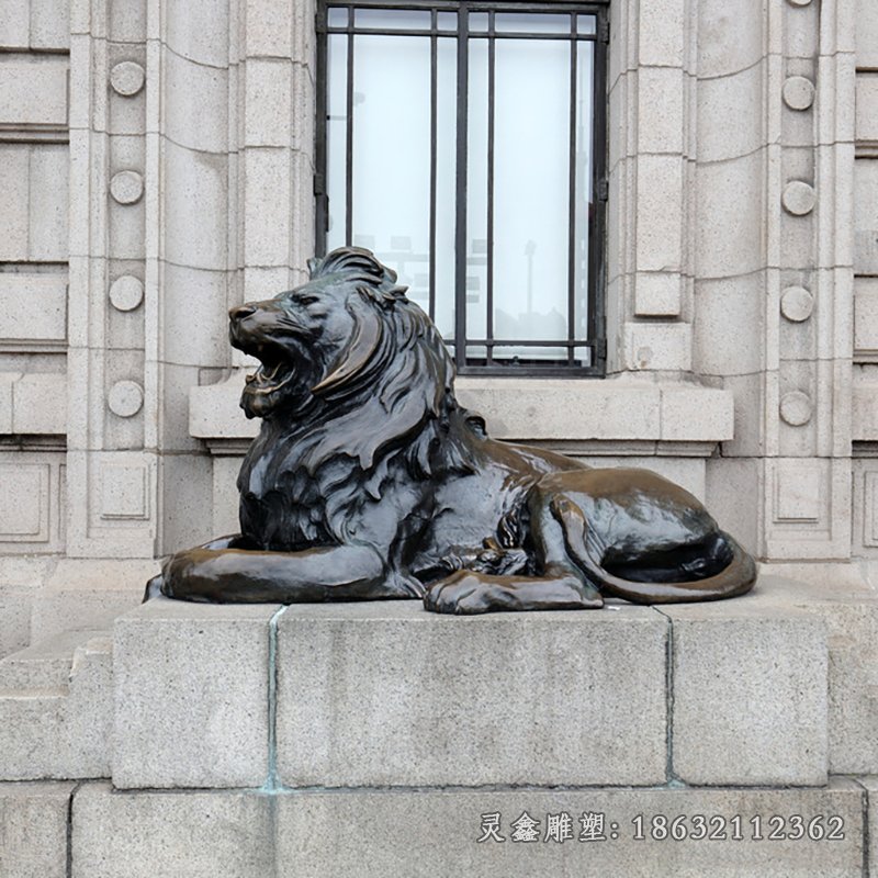 獅子城市動(dòng)物景觀銅雕