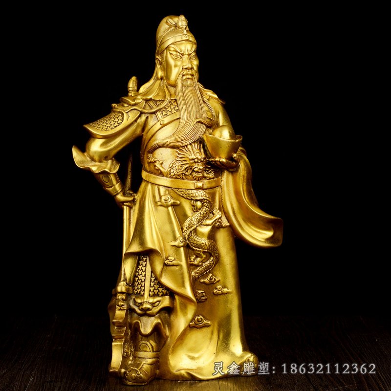 財(cái)神關(guān)公人物景觀銅雕