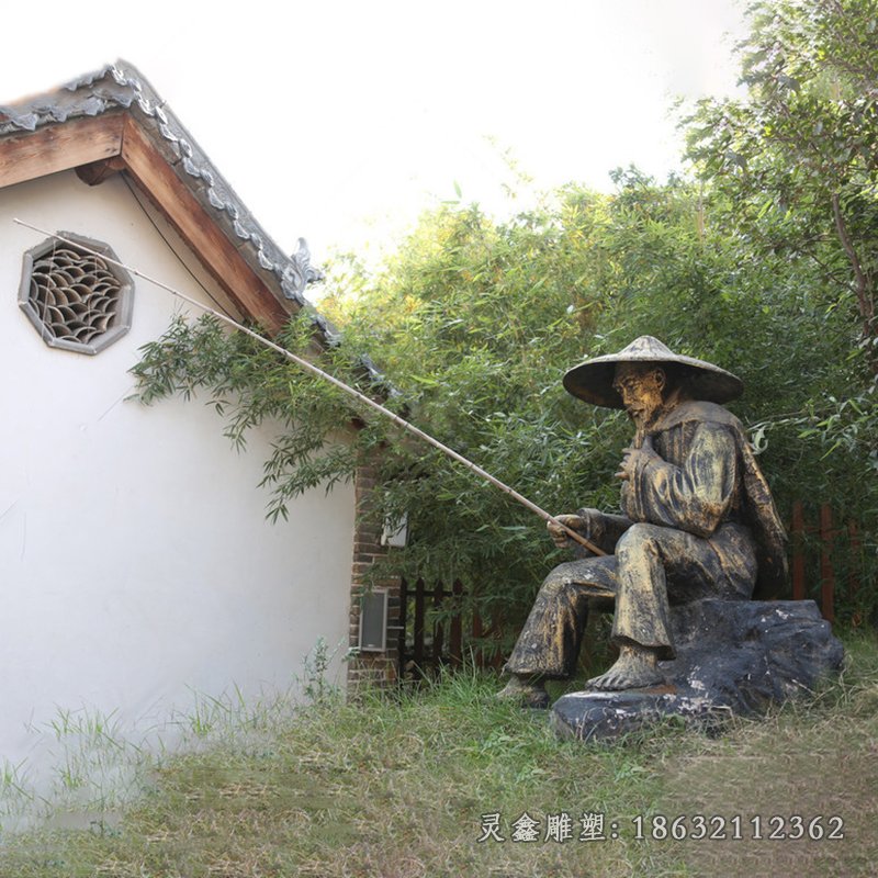 姜太公銅雕，軍事家