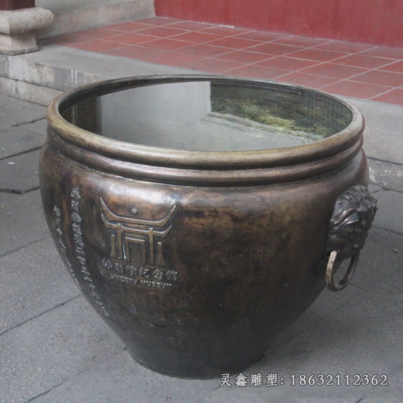 水缸城市寺廟景觀銅雕