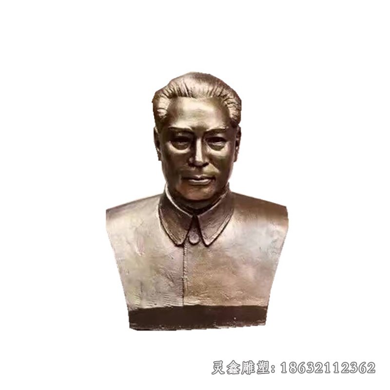 周恩來(lái)雕塑，銅雕偉人雕塑