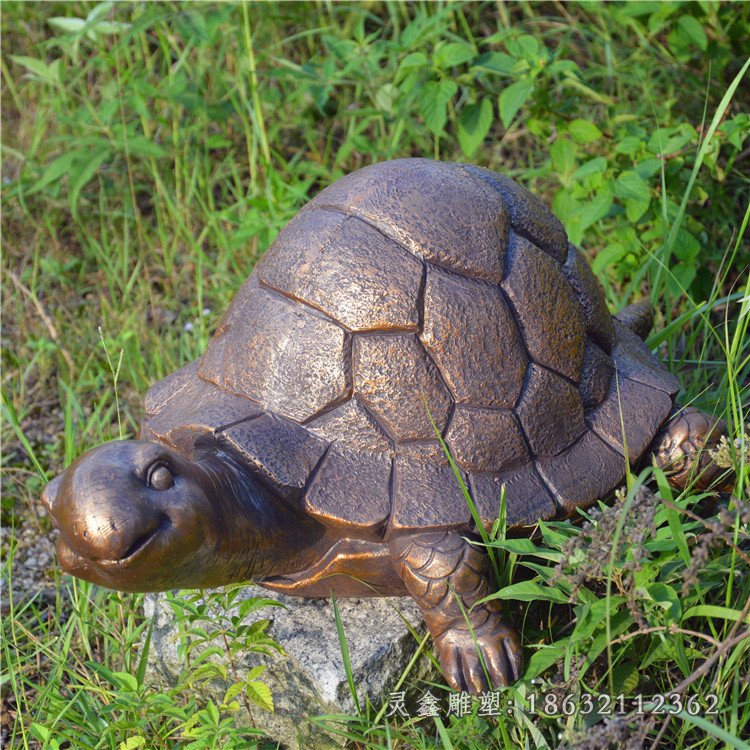 烏龜城市動物文化銅雕