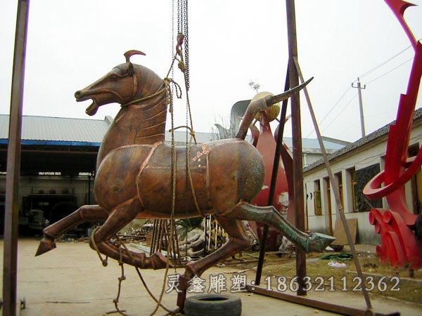 抽象馬小區(qū)景觀銅雕