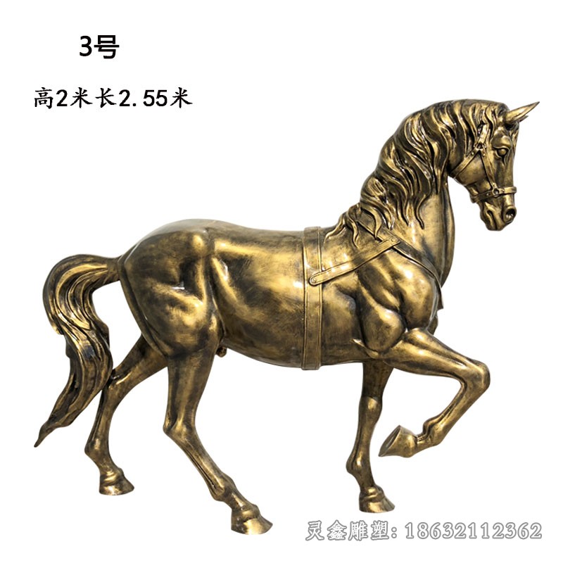 動(dòng)物馬廣場(chǎng)景觀銅雕