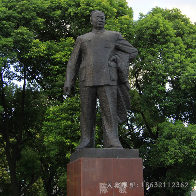 十大元帥園林人物銅雕